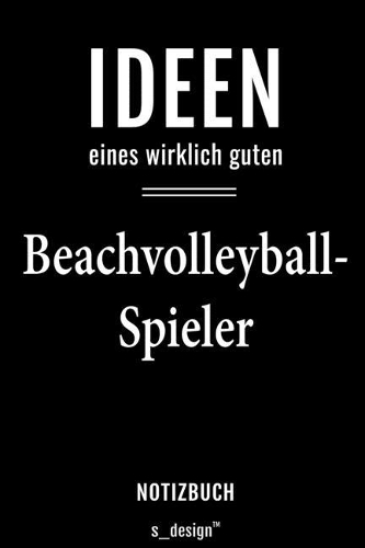Notizbuch für Beachvolleyball