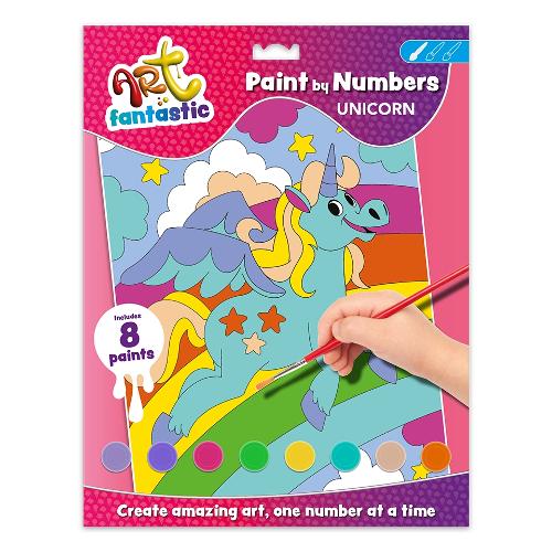 Art Fantastic Paint-by-Numbers Kit: Unicorn