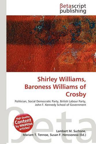 Shirley Williams, Baroness Williams of Crosby