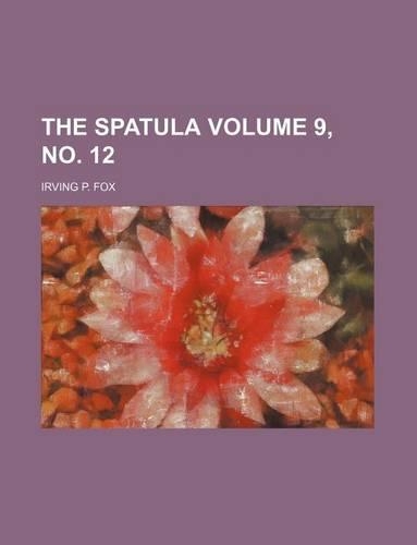 The Spatula Volume 9, No. 12
