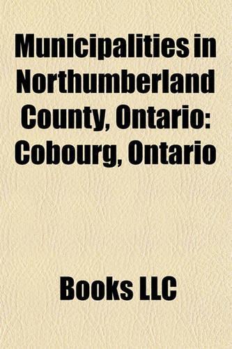 Municipalities in Northumberland County, Ontario