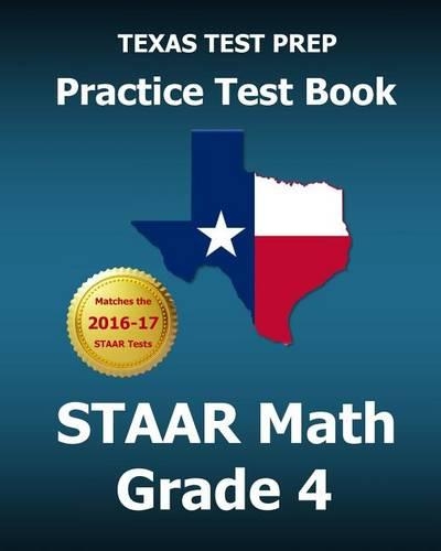 Texas Test Prep Practice Test Book Staar Math Grade 4