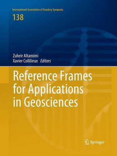 Reference Frames for Applications in Geosciences