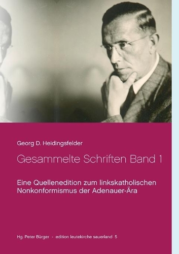 Gesammelte Schriften Band 1