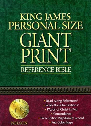 Personal Size Giant Print Reference Bible-KJV