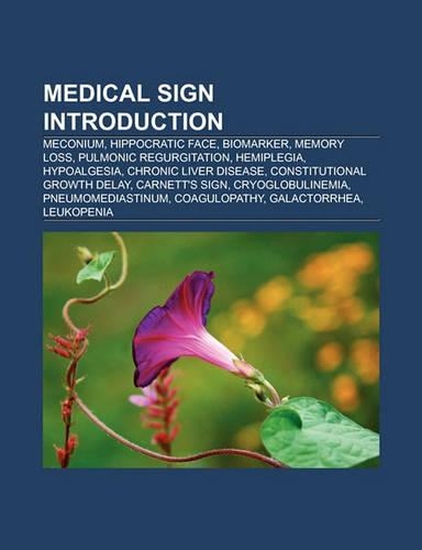 Medical Sign Introduction