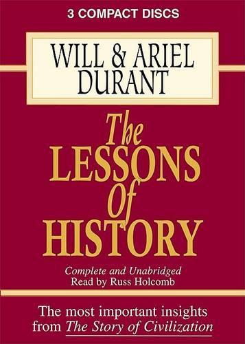 The Lessons of History