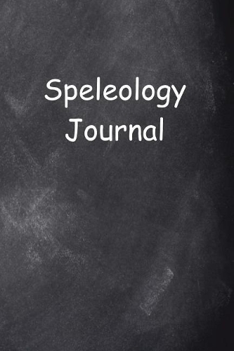 Speleology Journal Chalkboard Design