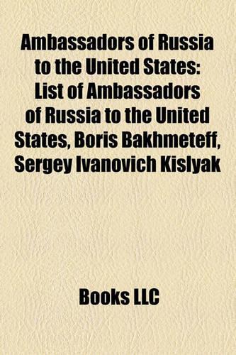 Ambassadors of Russia to the United States
