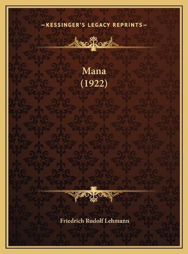 Mana (1922)