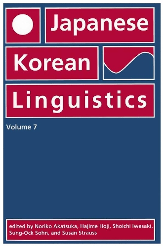 Japanese/Korean Linguistics: Volume 7
