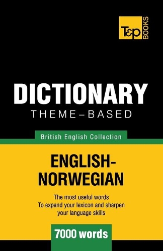 Theme-based dictionary British English-Norwegian - 7000 words