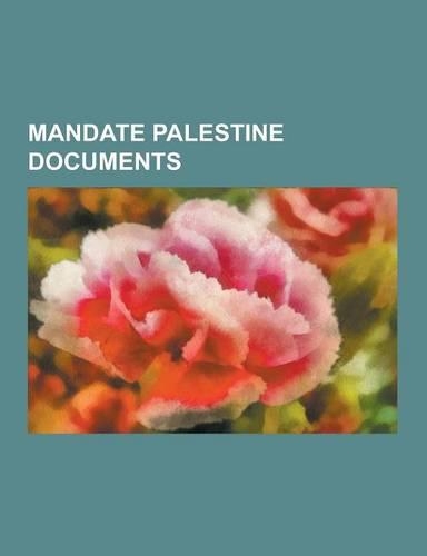 Mandate Palestine Documents