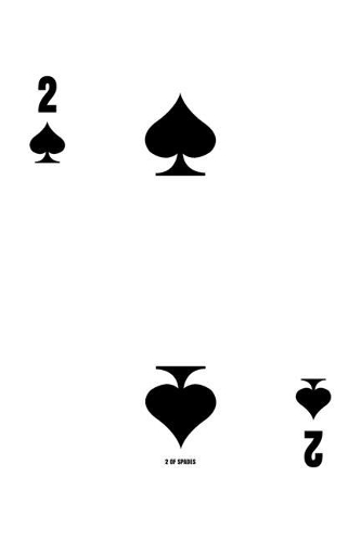 2 Of Spades: Poker Card Notebook With Lined College Ruled Paper For Work, Home Or School. Cool 6 x 9 Notepad Journal For Taking Notes, Diaries Or Journaling For 