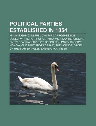 Political Parties Established in 1854