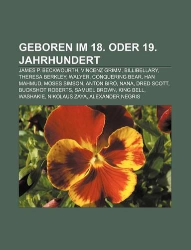 Geboren Im 18. Oder 19. Jahrhundert