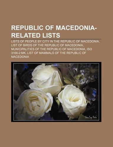 Republic of Macedonia-Related Lists