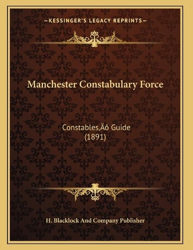 Manchester Constabulary Force