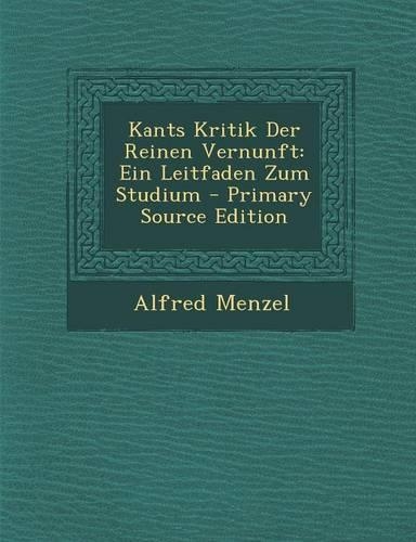 Kants Kritik Der Reinen Vernunft