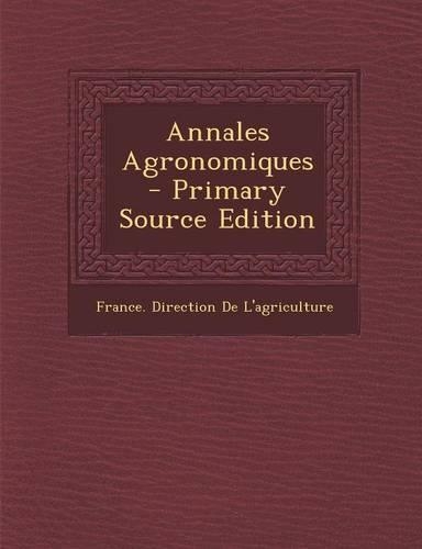 Annales Agronomiques