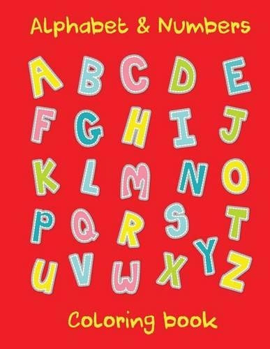 Alphabet & Numbers Coloring book