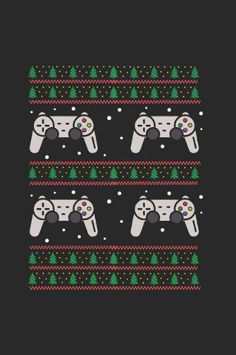 Christmas Gamer Style Notebook