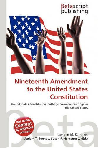 Nineteenth Amendment to the United States Constitution