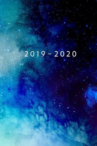 2019 - 2020: Weekly Planner Starting May 2019 - Dec 2020 6 x 9 Dated Agenda Appointment Calendar Organizer Book Soft-Cover Galaxy Blue