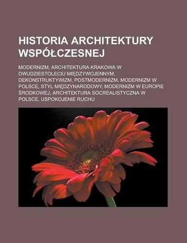 Historia Architektury Wspo Czesnej