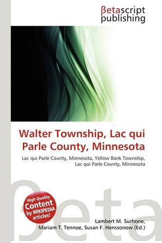 Walter Township, Lac Qui Parle County, Minnesota