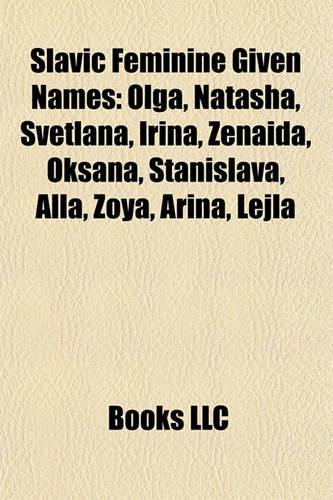 Slavic Feminine Given Names