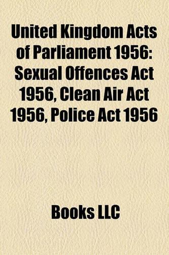 United Kingdom Acts of Parliament 1956