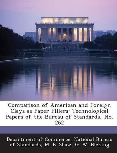 Comparison of American and Foreign Clays as Paper Fillers