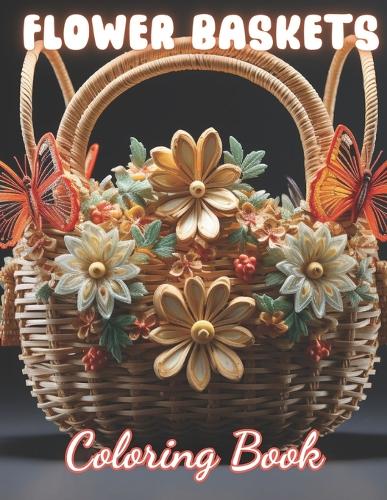 Flower Baskets Coloring Book
