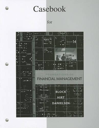 Foundations of Financial Management Casebook: (English)