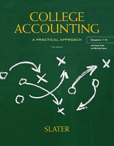 College Accounting Chapters 1-12 with Study Guide and Working Papers
