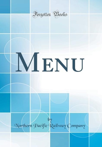 Menu (Classic Reprint)
