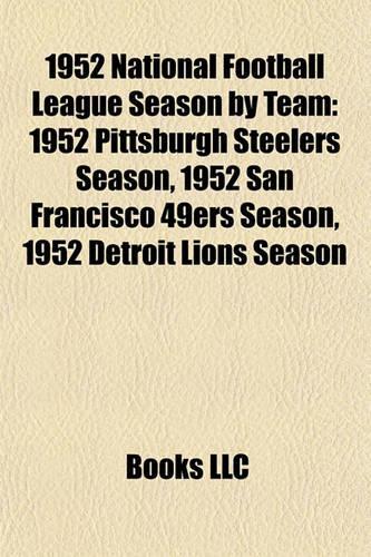 1952 National Football League Season by Team