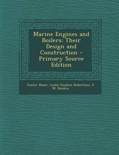 Marine Engines and Boilers