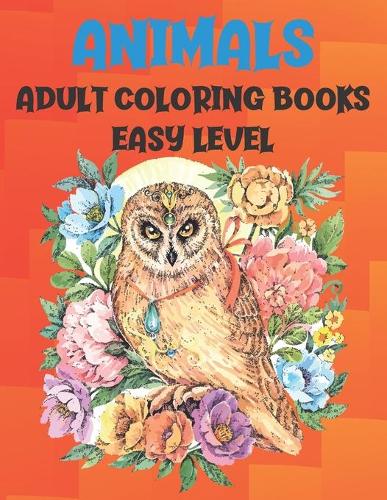 Adult Coloring Books - Animals - Easy Level