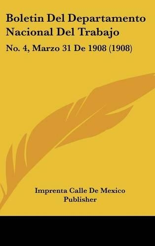 Boletin del Departamento Nacional del Trabajo