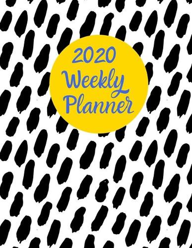 2020 Weekly Planner: An Organizer for Busy Women in Blue and Gold