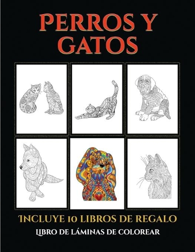 Libro de láminas de colorear (Perros y gatos)