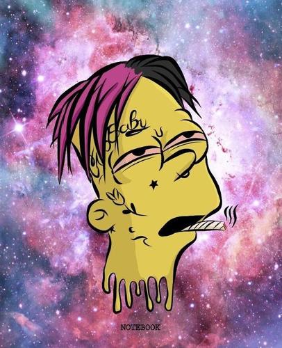 Notebook: The Simpson Cartoon Soft Glossy Cover College Ruled Lined Pages Book 7.5 x 9.25 Inches 110 Pages