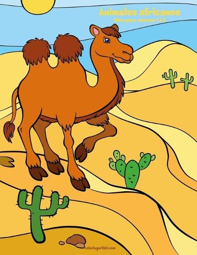 Animales africanos libro para colorear 1 & 2