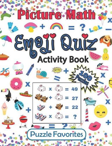 Picture Math Emoji Quiz Activity Book