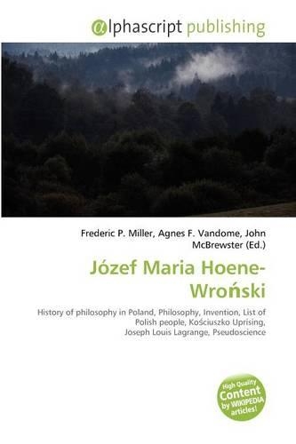 J Zef Maria Hoene-Wro Ski