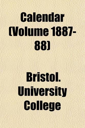 Calendar (Volume 1887-88): (English)
