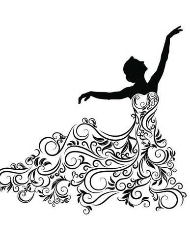 Daily Planner Journal: 365 + Days Bullet Journaling Blank Notebook with sections for date, time, notes, lists & doodles! 8.5 x 11 size, 380 pages, Zentangle Dancer Cover