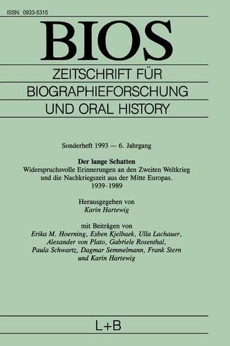 BIOS: Zeitschrift Für Biographieforschung Und Oral History(German)